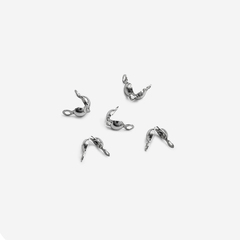 Каллот (концевик) с двойным креплением, 3,2мм, сталь