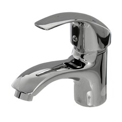 67-6-039 Смеситель латунь, однорычажный для мойки, шпилька, керамич. картридж 40мм, D80-110101 (Diadonna)