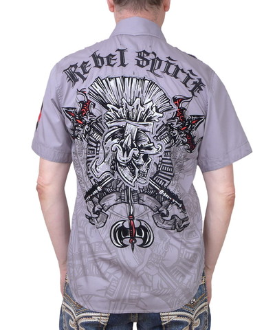 Rebel Spirit | Рубашка мужская SSW121285 спина