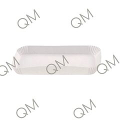 Тарталетки прямоугольник R2 (белая) 62*120*15 мм, 100 шт