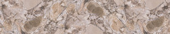 Кухонный фартук Мрамор коричневый (Ф-134) 3000х600 мм