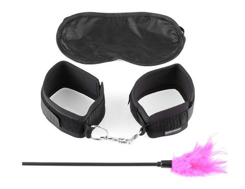 Набор фиксаций для эротических игр с перышком Sensual Seduction Kit - Pipedream Fetish Fantasy Series PD2184-00