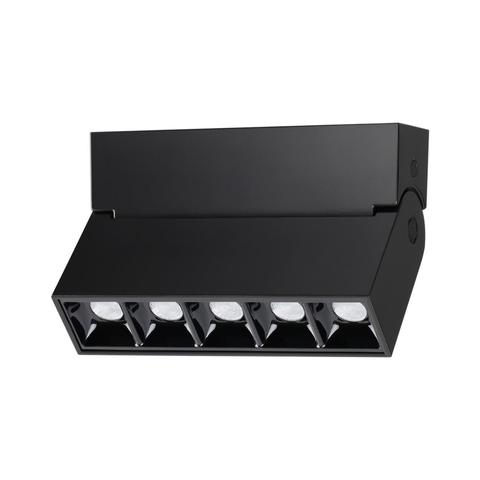 358323 OVER NT19 084 черный Накладной светодиодный светильник IP33 LED 4000К 13W 110-265V EOS