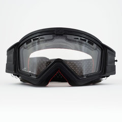 Очки кроссовые ARIETE MUDMAX GOGGLES, черный, двойная прозрачная вентилируемая линза без пинов 14940-NDV