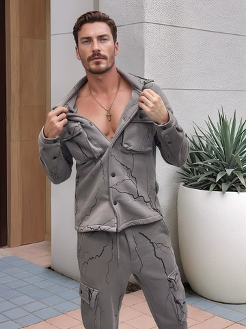 Худи Maksim 079286greyZIMA