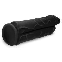 Черный сдвоенный фаллоимитатор Double Stuffer 10’’ Double Pecker Dildo - 27 см. - 