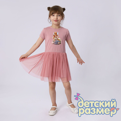Платье с мягкой сеточкой