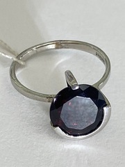 Гранат К (кольцо из серебра)