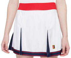 Юбка теннисная Nike Court Dri-Fit Slam W - white/university red/binary blue