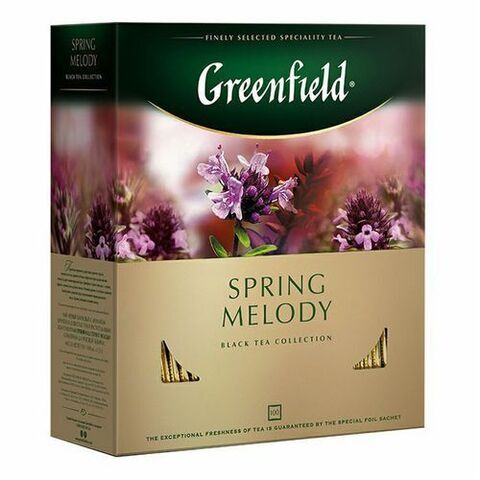 Чай черный Greenfield Spring Melody в пакетиках 100*1,5г