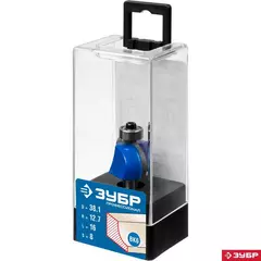 ЗУБР 38.1 x 16 мм, радиус 12.7 мм, фреза кромочная калевочная №2, Профессионал (28702-38.1)