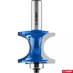 ЗУБР 41.3 x 35 мм, радиус 12.7 мм, фреза полустержневая с подшипником, Профессионал (28722-41.3)