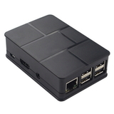 RA186 Корпус ACD Black ABS Plastic Case Brick style w, Camera cable hole for Raspberry Pi 3 B (RASP1787) (494422)
