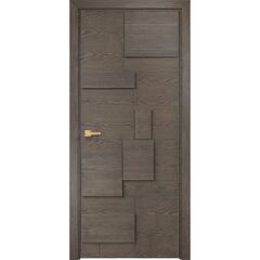 Купить Межкомнатная дверь шпон Берлин дуб античный глухая