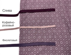Микрофибра сливово-фиолетовая принт, Австрия
