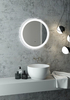 Зеркало с подсветкой ART&MAX Napoli AM-Nap-600-DS-F-White