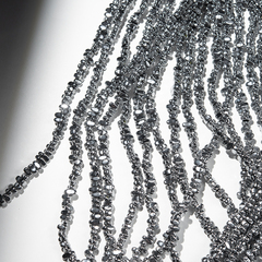 Гематин (гематит), оттенок "Родий", фриформ 5-8мм