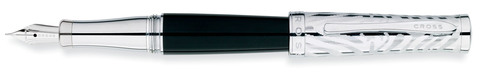 Ручка перьевая Cross Sauvage, Onyx/Zebra CT, F (AT0316-3FD)