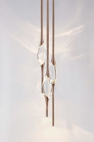 Люстра IL PEZZO 12 Round Chandelier Gold
