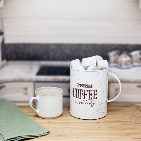 Корзина для кофейных капсул Boston Kup Keeper Coffee White