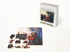Деревянный пазл «Совушка»