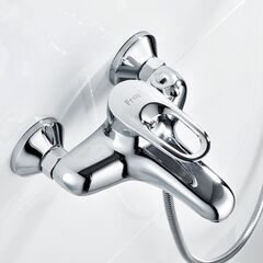 Смеситель для ванны, Frap, корот изл, с картриджем, хром, F3201