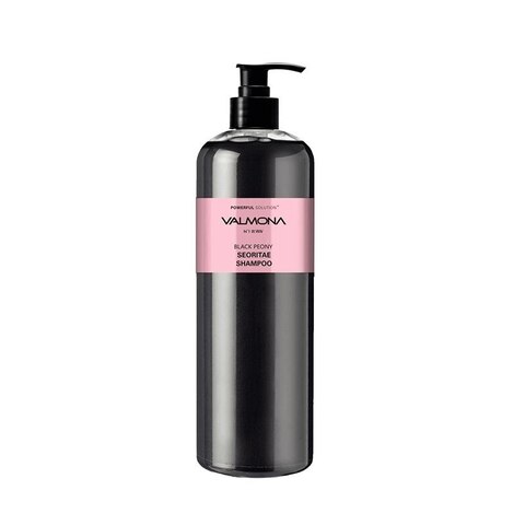 [VALMONA] Шампунь для волос ЧЕРНЫЕ БОБЫ Powerful Solution Black Peony Seoritae Shampoo, 480 мл