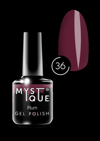 Mystique Гель-лак #36 «Plum» (10 мл)