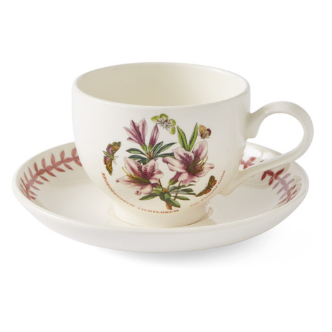 Чашка чайная с блюдцем Portmeirion Ботанический сад Летний луг Лилия 260 мл, фаянс