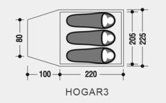 Палатка Indiana Hogar 3