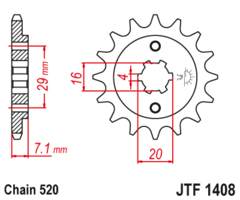 Звезда JT JTF1408