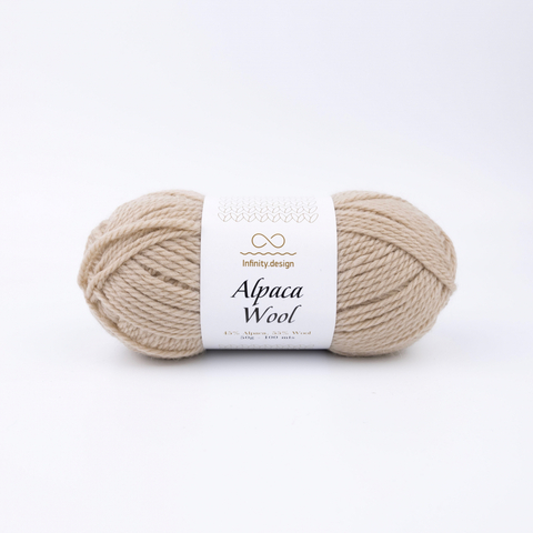 Пряжа Infinity Alpaca Wool 2205 светлый беж