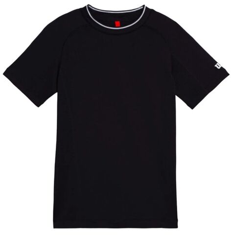 Теннисная футболка Wilson Team Seamless Crew T-Shirt - black