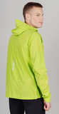 Элитная беговая ветрозащитная куртка с капюшоном Nordski Pro Energy Lime Green мужская