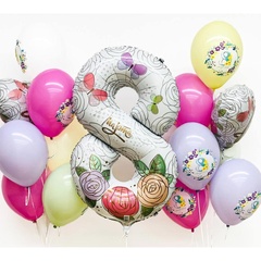 Цифра гелиевая 8 