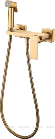 Смеситель с гигиеническим душем HAIBA HB5517-5 золото