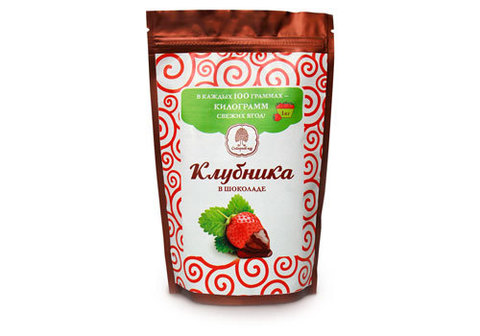 Клубника в шоколаде, 100г