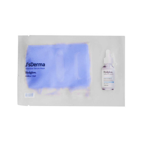 Купить JsDERMA Intensive Serum Mask -Маска с азуленом и гиалуроновой кислотой