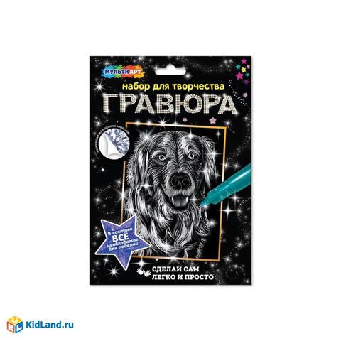 LORI/Творчество/Гравюра//Ретривер, серебро, 18*24 см/070-072