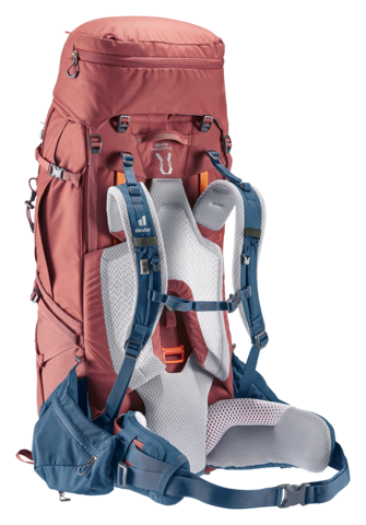 Картинка рюкзак туристический Deuter Aircontact X 70+15 SL Redwood-Ink - 3