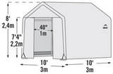 Теплица ShelterLogic 3x3x2,4 м