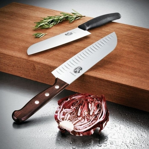 Нож  кухонный Victorinox Rosewood сантоку, 17 sm, Brown (6.8520.17G)