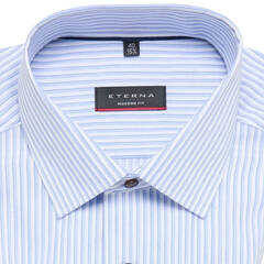 Сорочка Eterna Comfort Fit 4085-E18E-12 в сине-голубую полоску