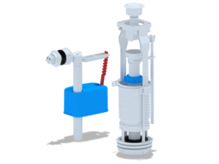 Арматура к смыв. бачку Кноп. бел бок/подв. WC6050 ЭКОНОМ