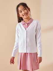 Кардиган школьный для девочки Next 359-709, Белый