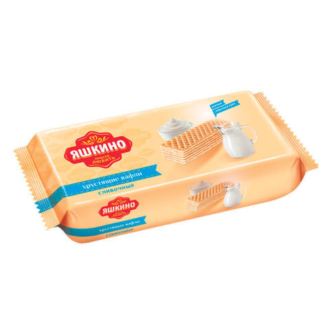 Вафли Яшкино Сливочные 300г, шт