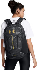 Рюкзак Under Armour Hustle 6.0 Backpack Black-Metallic Gold 1384672-001 - 2