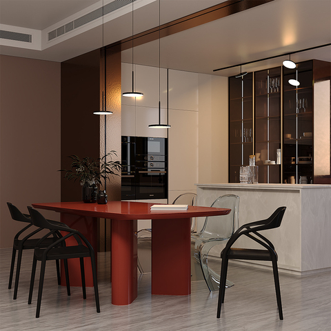 Подвесной светодиодный светильник Maytoni Plato P076PL-L12W4K-B