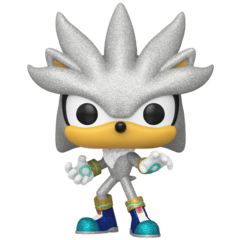 Фигурка Funko POP! Games Sonic the Hedgehog Silver (DGLT) (Exc)