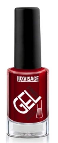 Gel finish Лак для ногтей тон 8 бордовый 9 г. Lux Visage